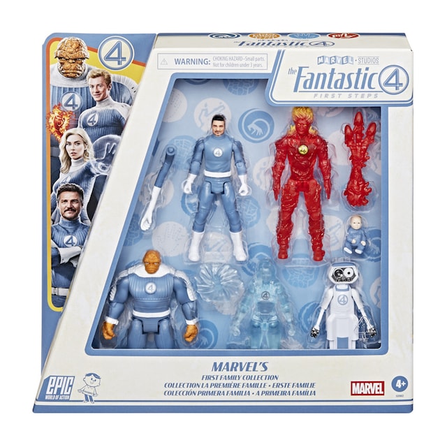 Imagen 0 de Colección 6 Figuras Primera Familia Los 4 Fantásticos Marvel