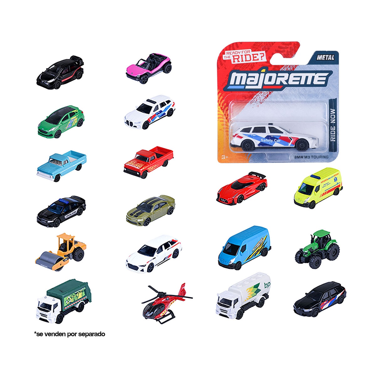 Imagen 0 de Vehículos de metal 1:64. 7,5 cm Street Cars Majorette modelos surtidos