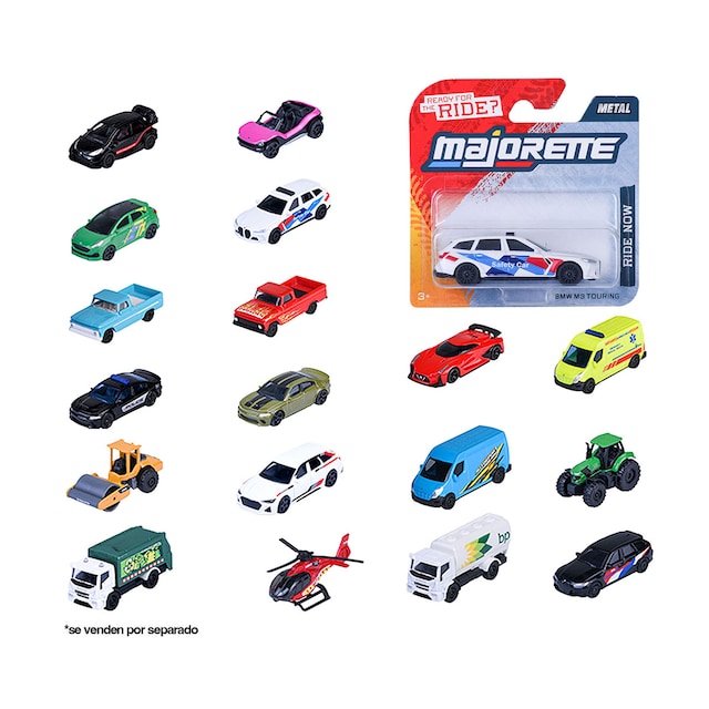 Imagen 0 de Vehículos de metal 1:64. 7,5 cm Street Cars Majorette modelos surtidos