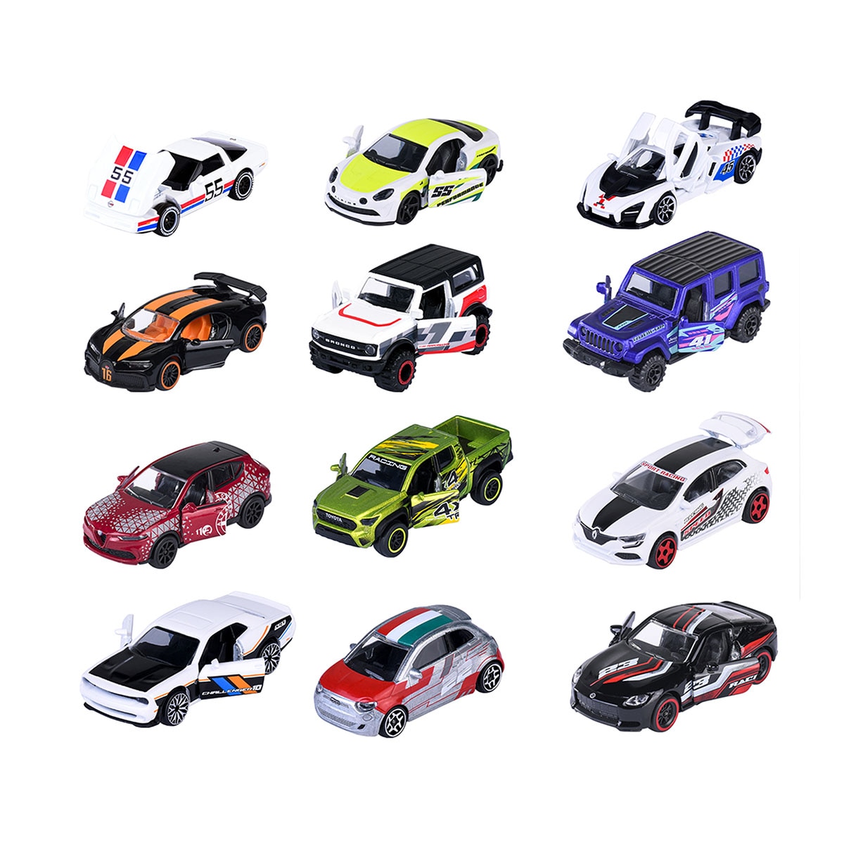 Coche de metal a escala 1:64 Ride Wild Premium Racing Majorette modelos surtidos 3