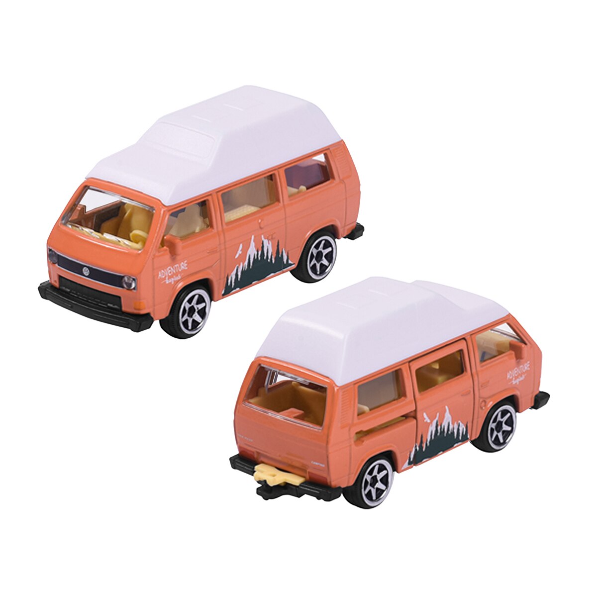 Coche y furgoneta de metal a escala 1:64 Ride Wild Premium Volkswagen Majorette modelos surtidos 6
