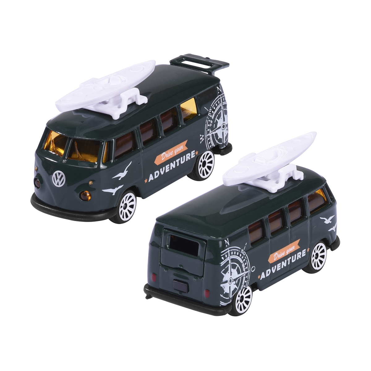 Coche y furgoneta de metal a escala 1:64 Ride Wild Premium Volkswagen Majorette modelos surtidos 10