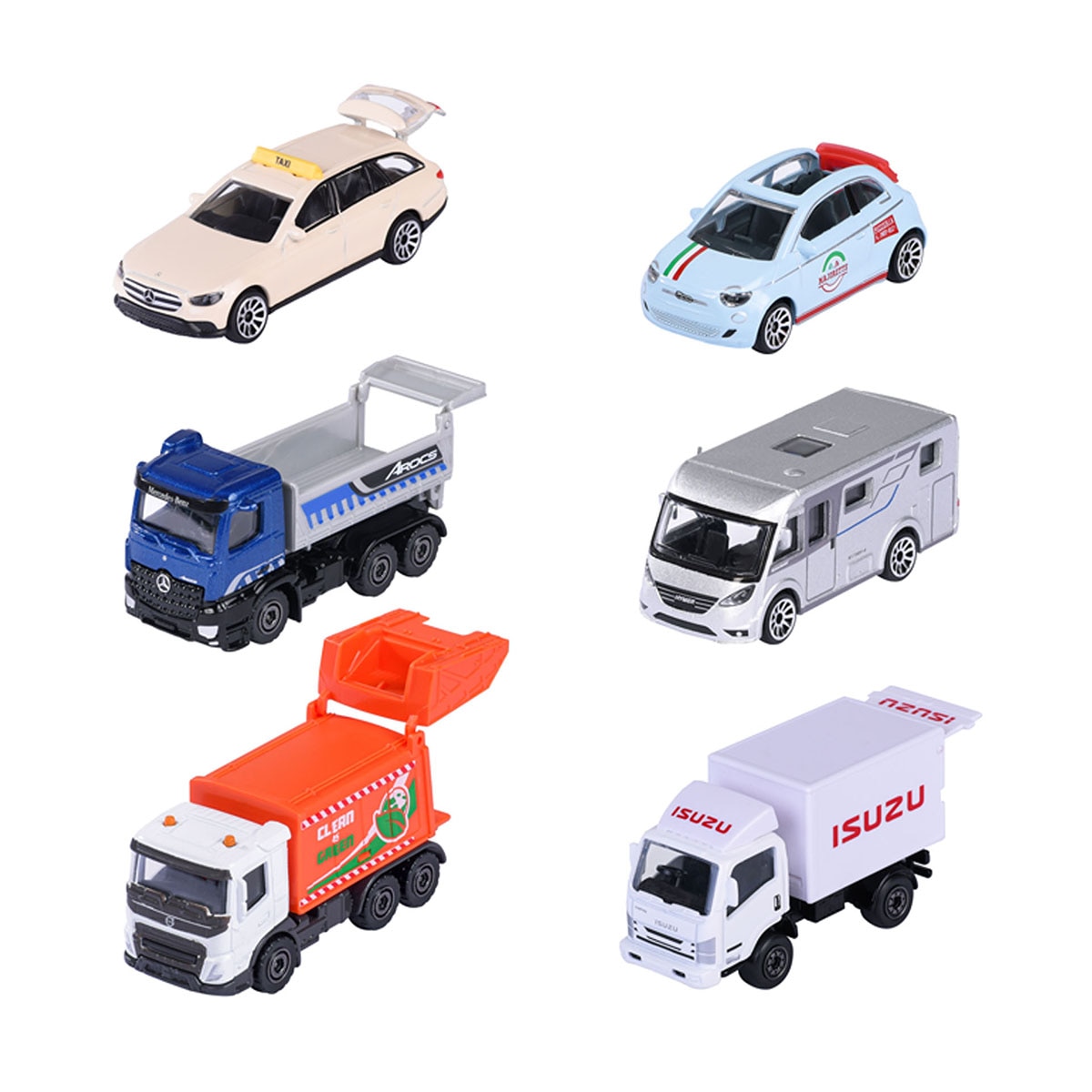 Coche de metal a escala 1:64 Ride Strong Premium City Majorette modelos surtidos 3