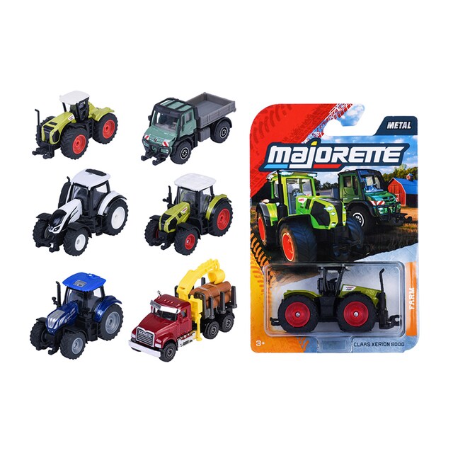 Imagen 0 de Vehículos de granja de metal a escala 1:64 Ride Strong Premium Granja Majorette modelos surtidos