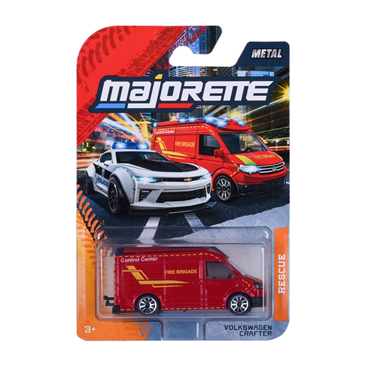 Vehículo de Emergencias de metal a escala 1:64 Ride Strong Premium Rescue Majorette modelos surtidos 8