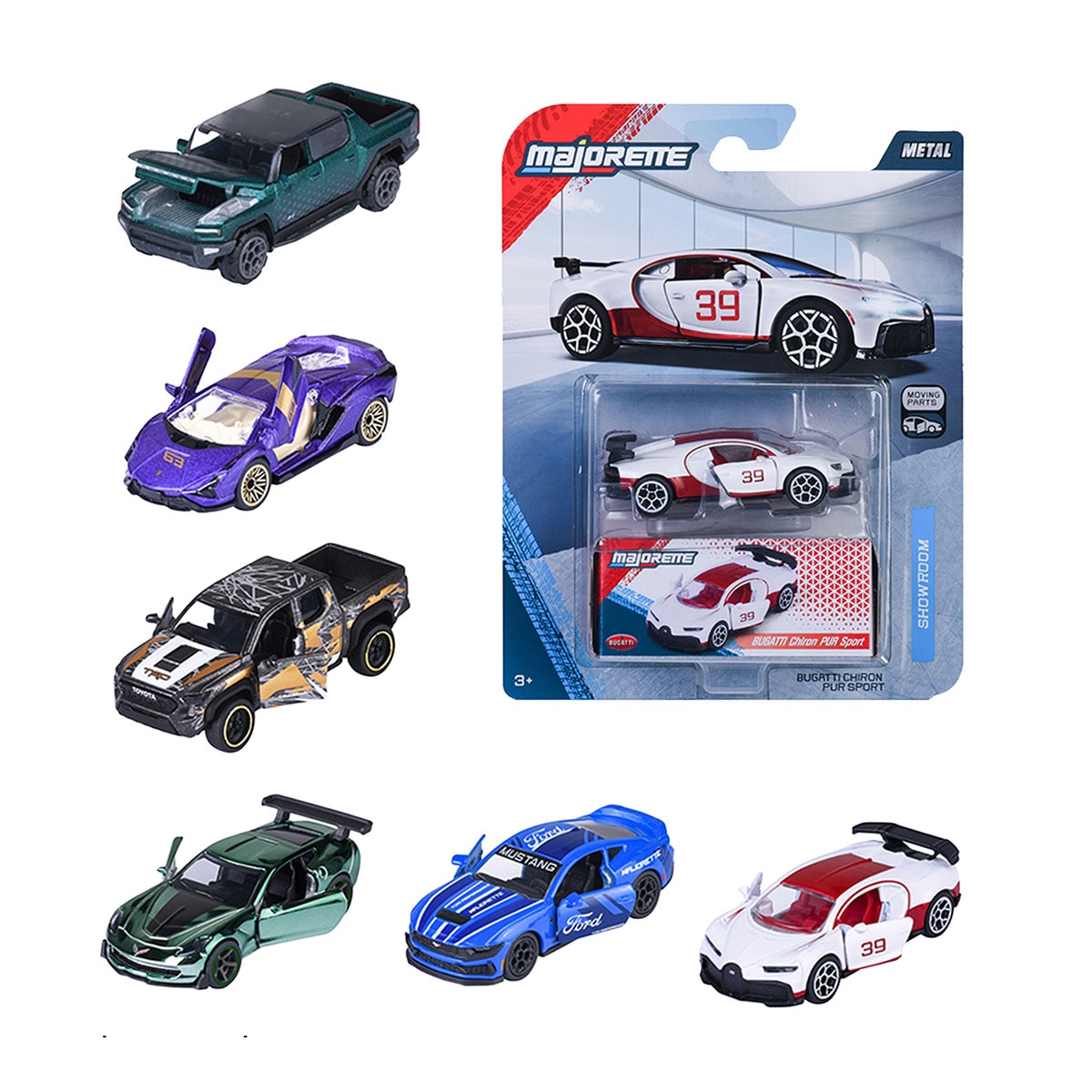 Imagen 0 de Coche Deluxe de metal a escala 1:64 Ride Cool Deluxe Majorette modelos surtidos