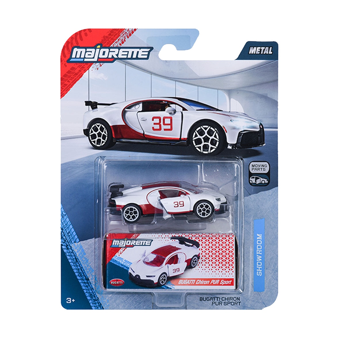 Coche Deluxe de metal a escala 1:64 Ride Cool Deluxe Majorette modelos surtidos 3