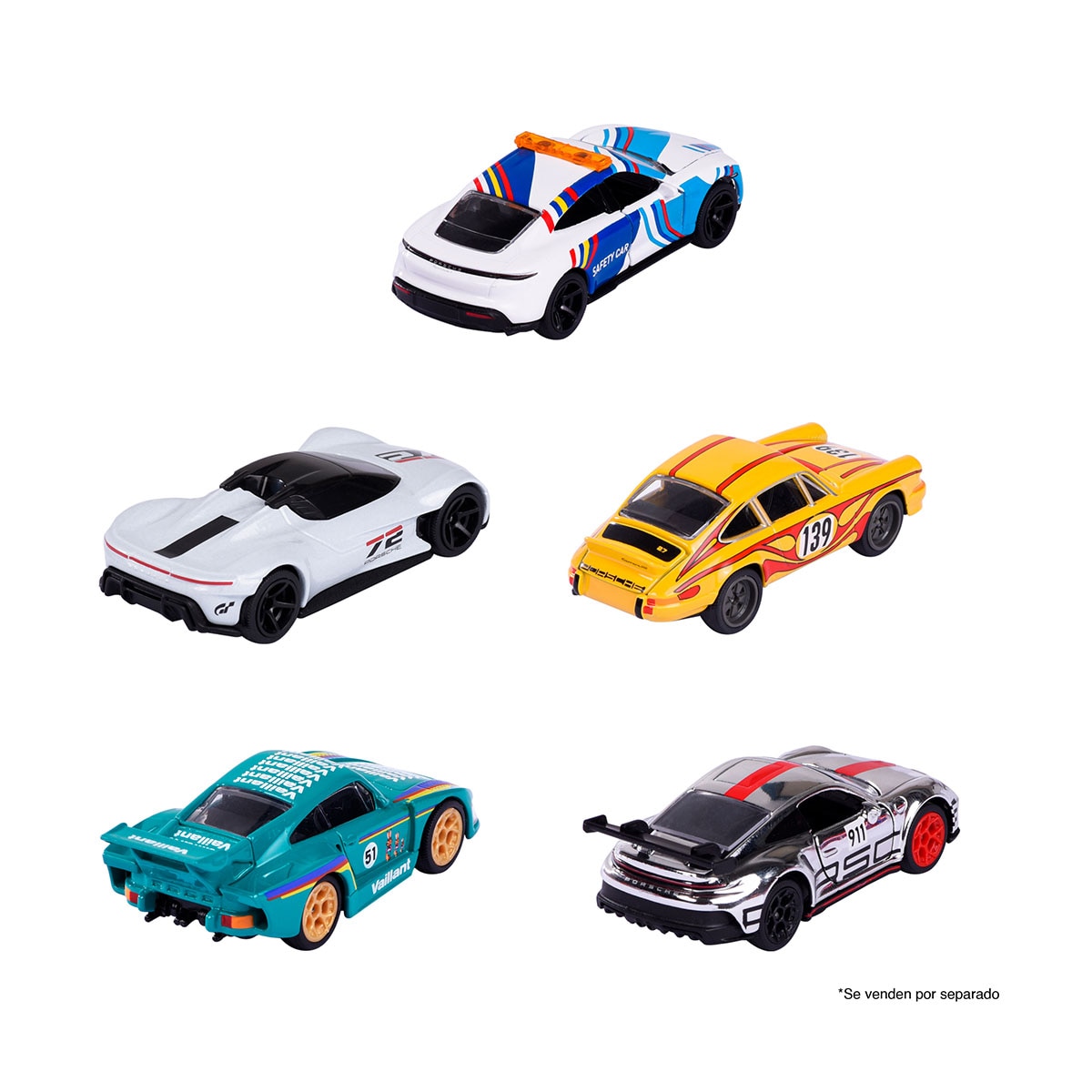 Coche de metal a escala 1:64 Ride Cool Deluxe Porsche Majorette modelos surtidos 4