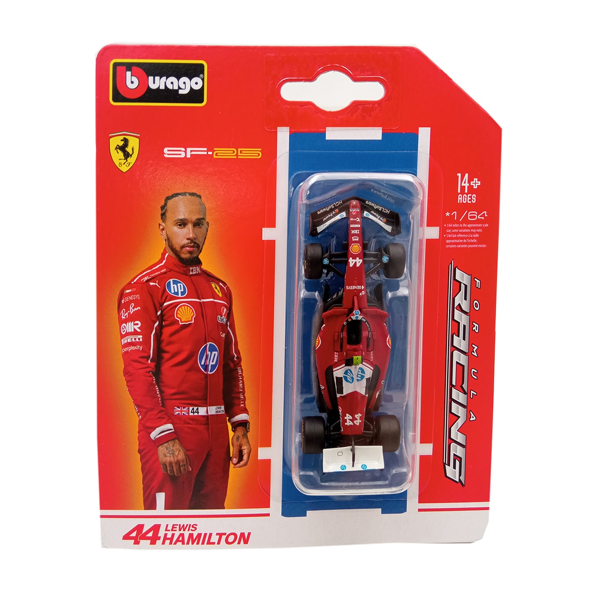 Coche de metal 1:64 F1 2025 Réplica Escudería Burago modelos surtidos 5