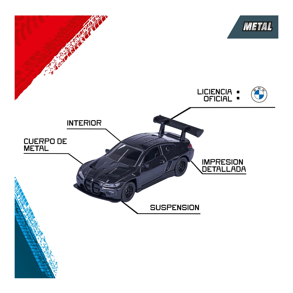 Coche de metal BMW Premium  7,5 cm Majorette 6 modelos surtidos 6