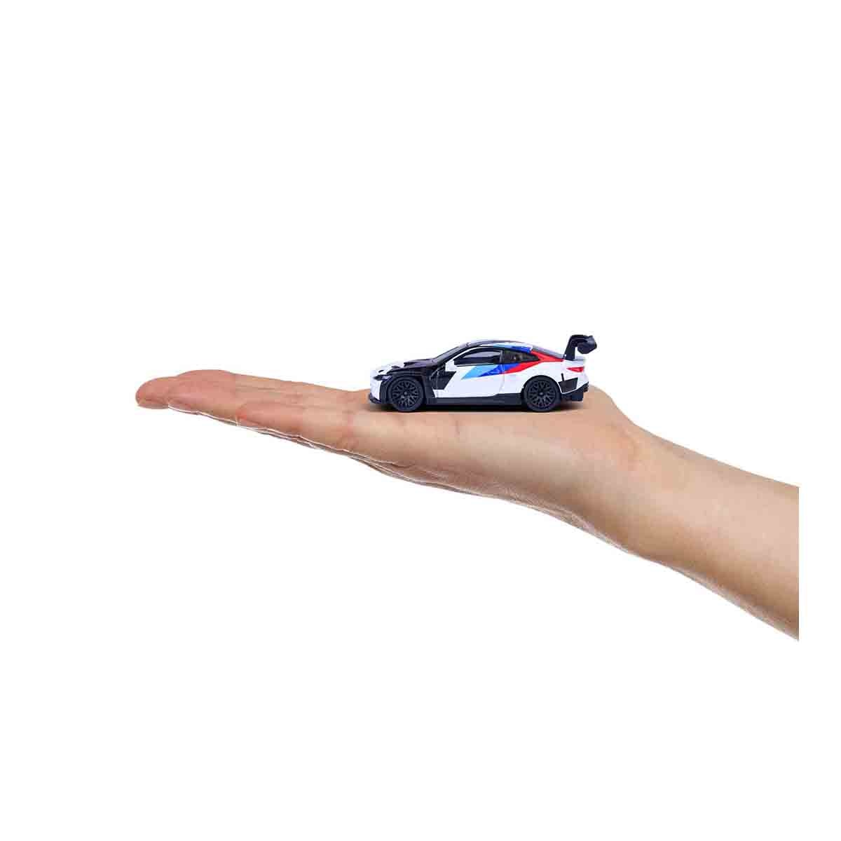 Coche de metal BMW Deluxe 7,5 cm con neumáticos de goma y caja de colección de cartón Majorette 6 modelos surtidos 7