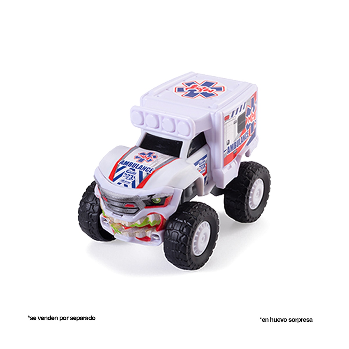 Huevo Sorpresa 20 Coche para montar de 8,5cm Motor Mutants Dickie 10