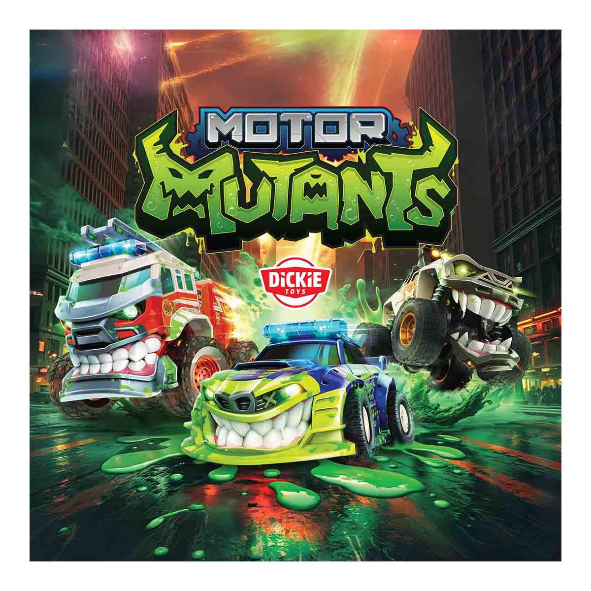 Huevo Sorpresa 20 Coche para montar de 8,5cm Motor Mutants Dickie 16