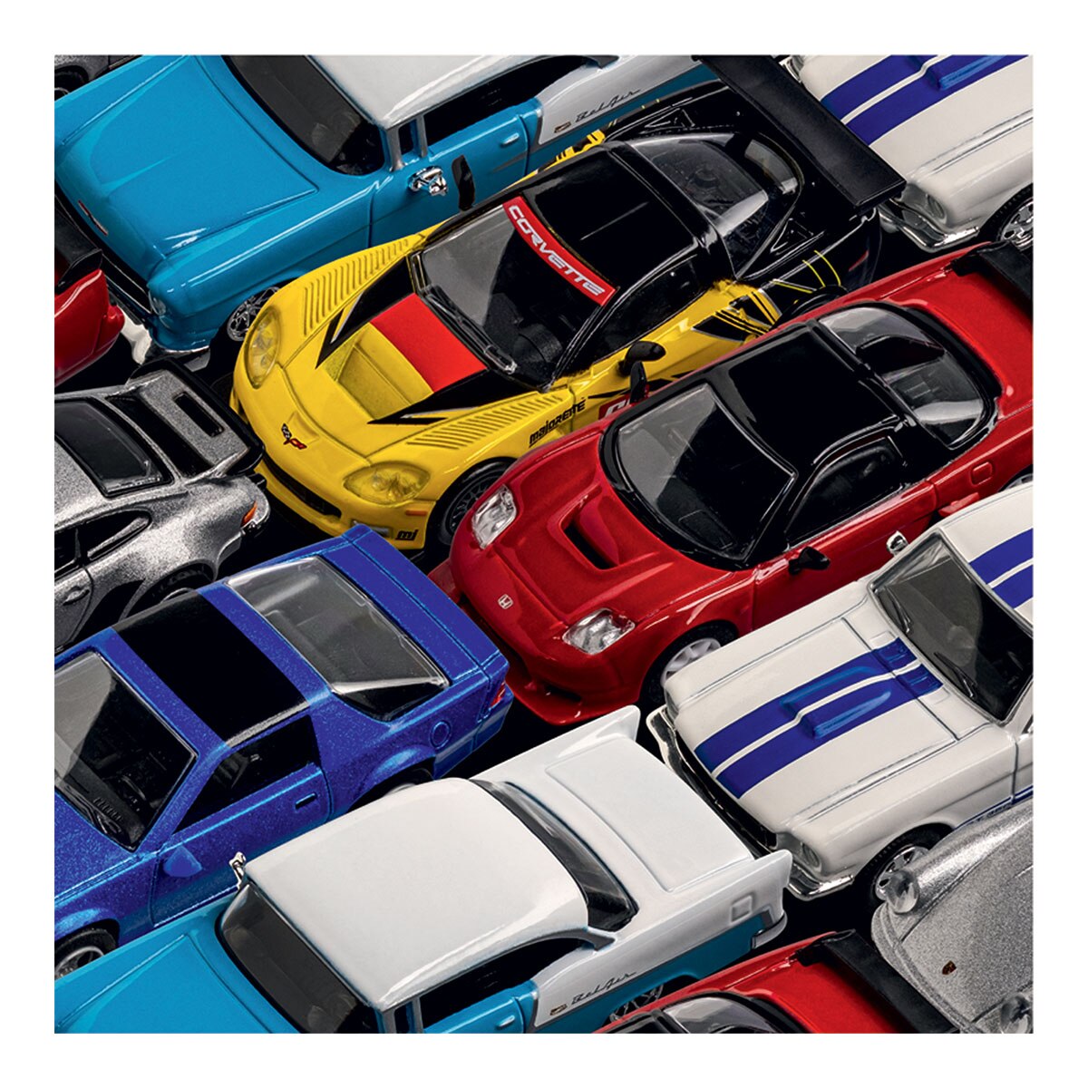 Coche de metal serie Collection 1985 Chevrolet Camaro azul  Majorette 9