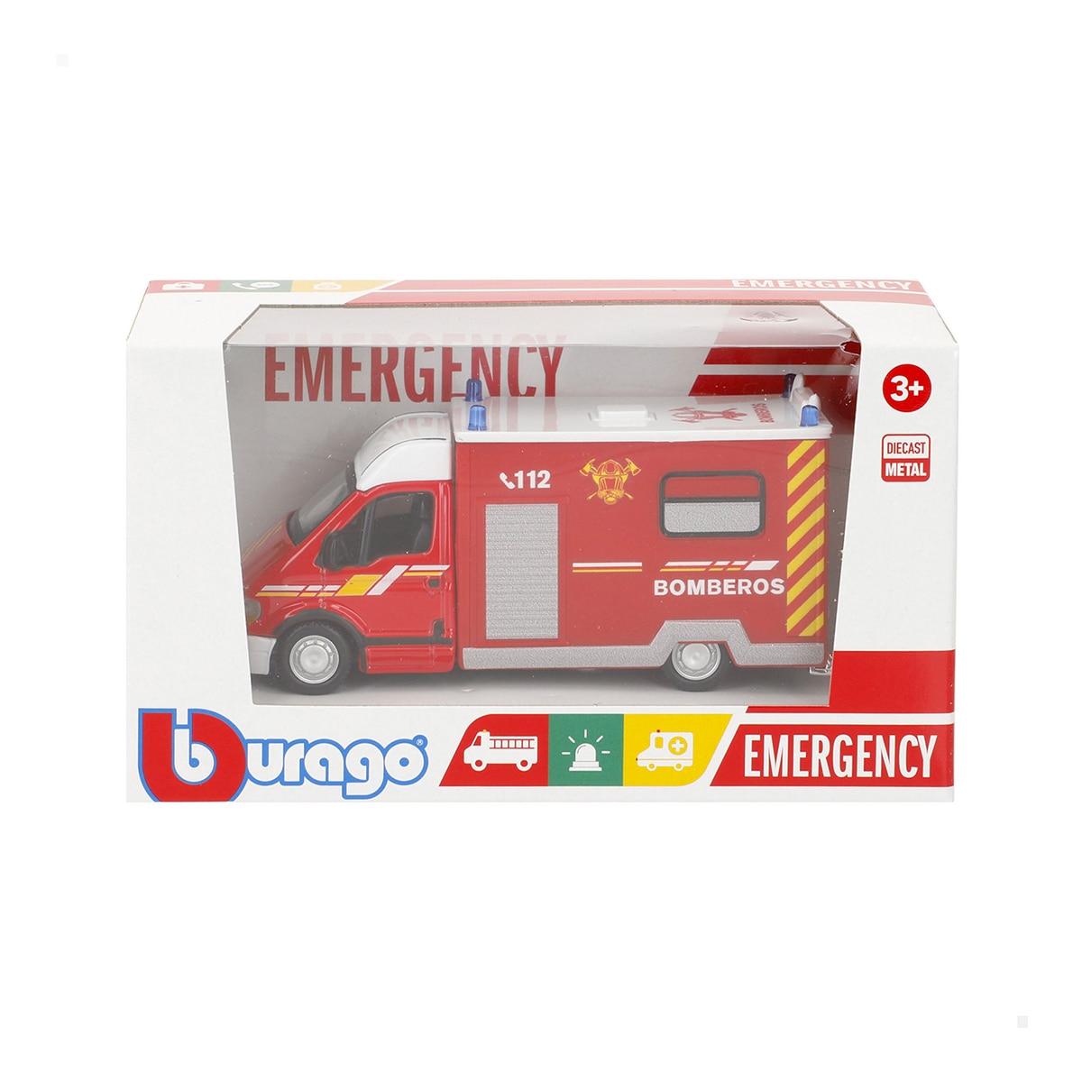 Vehículos Emergencias Die Cast Bburago 1:50 modelos surtidos 3