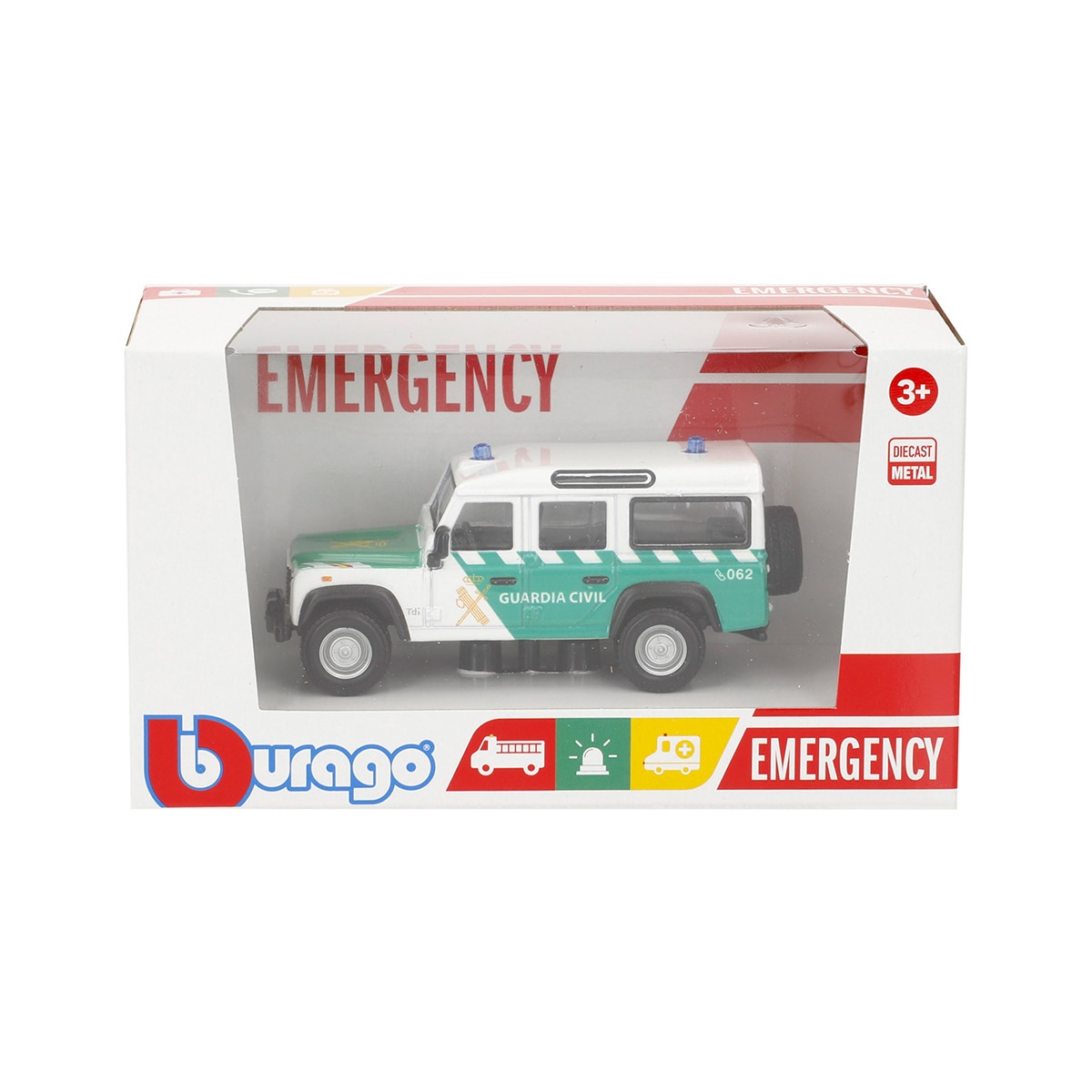 Vehículos Emergencias Die Cast Bburago 1:50 modelos surtidos 4