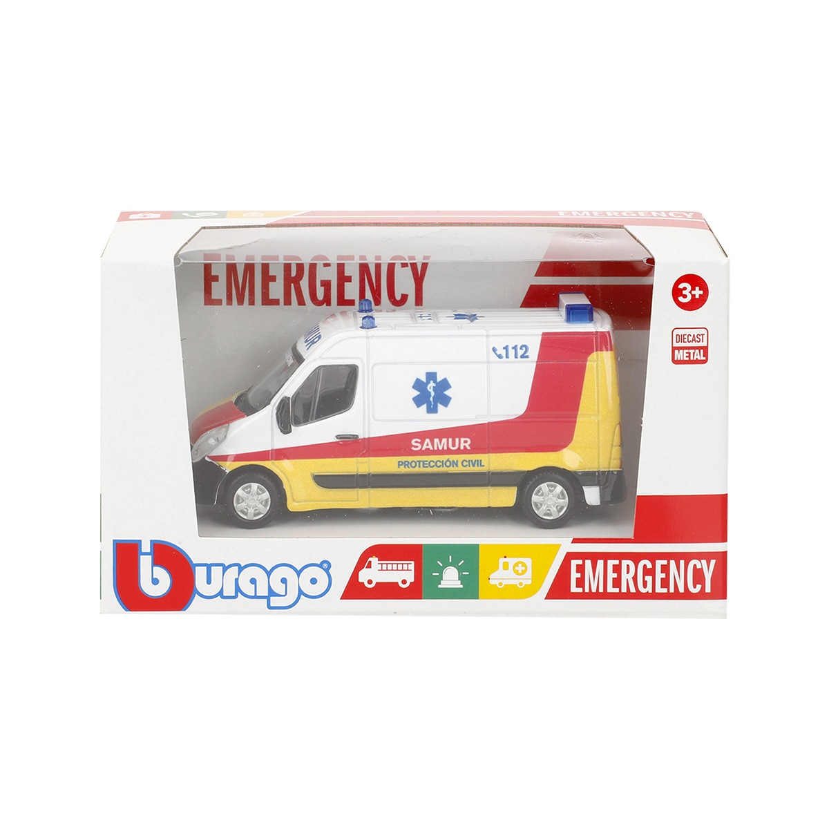 Vehículos Emergencias Die Cast Bburago 1:50 modelos surtidos 5