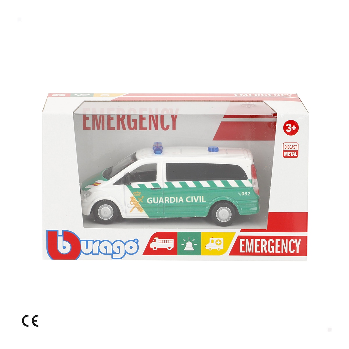 Vehículos Emergencias Die Cast Bburago 1:50 modelos surtidos 6