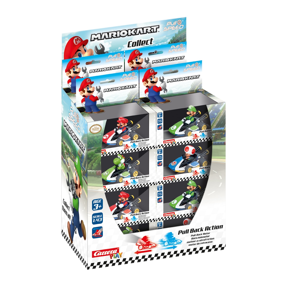 Imagen 0 de Coche Retro fricción Mario Kart