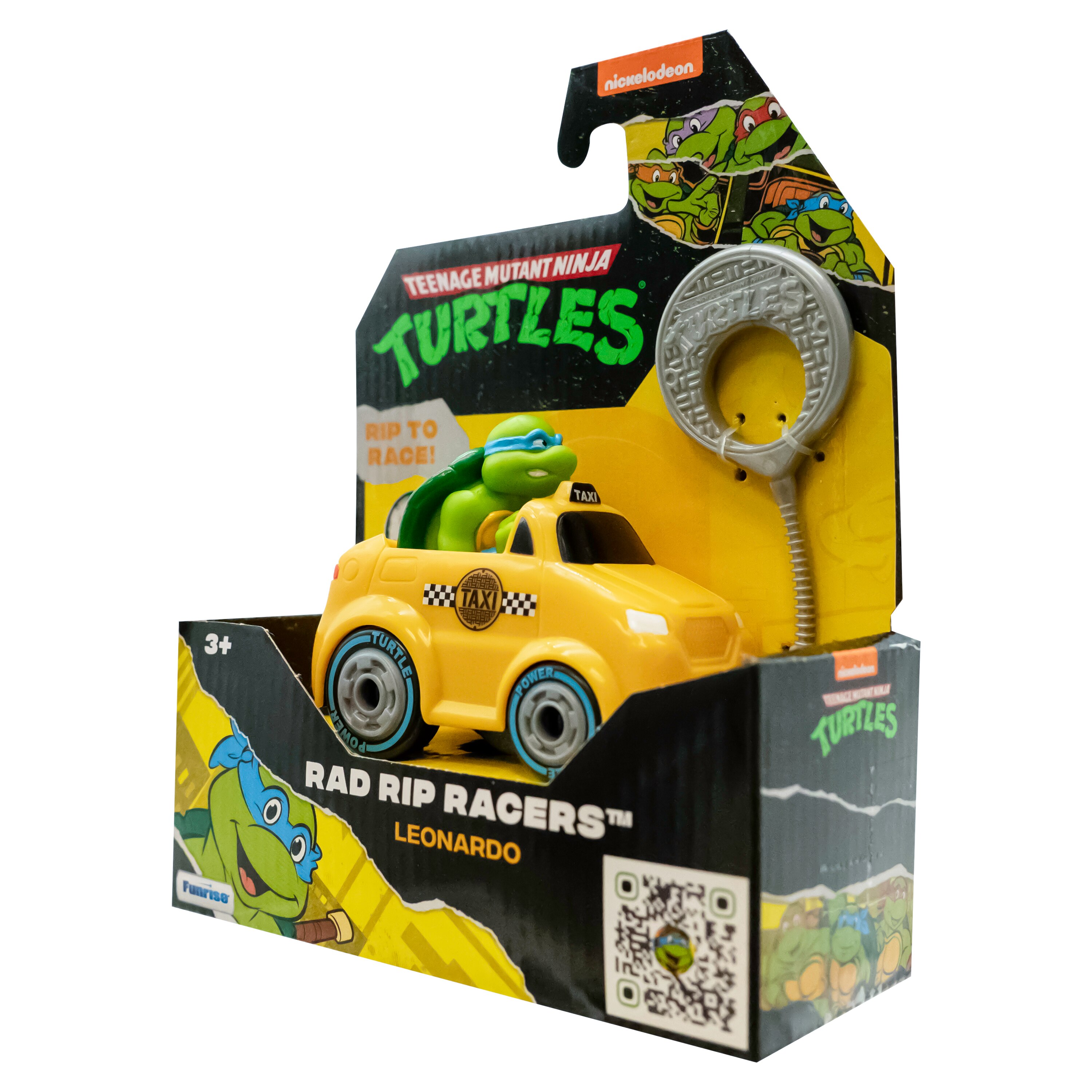 Super Vehículo lanzador de Tortugas Ninja Clásico de 9 cm modelos surtidos 4