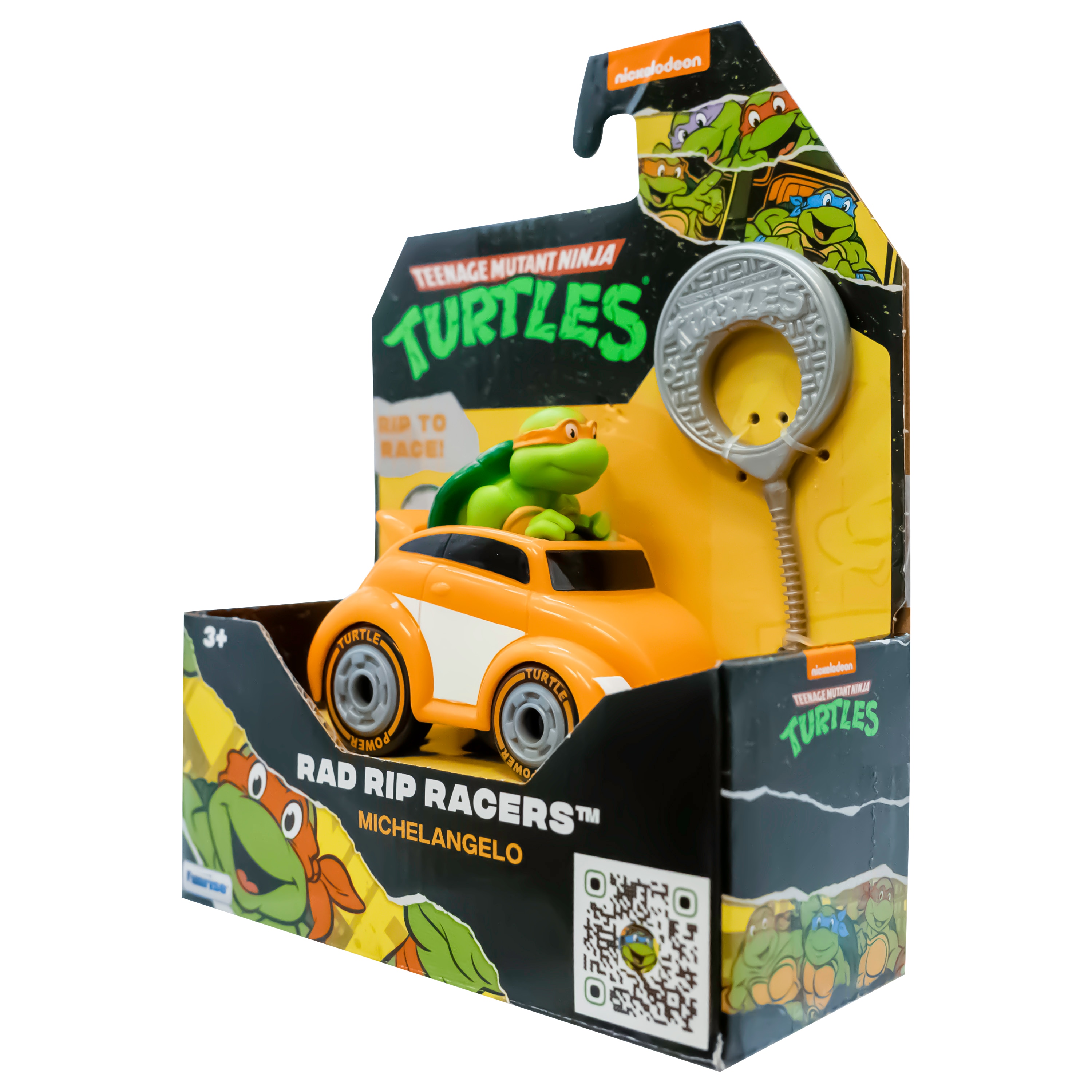 Super Vehículo lanzador de Tortugas Ninja Clásico de 9 cm modelos surtidos 5