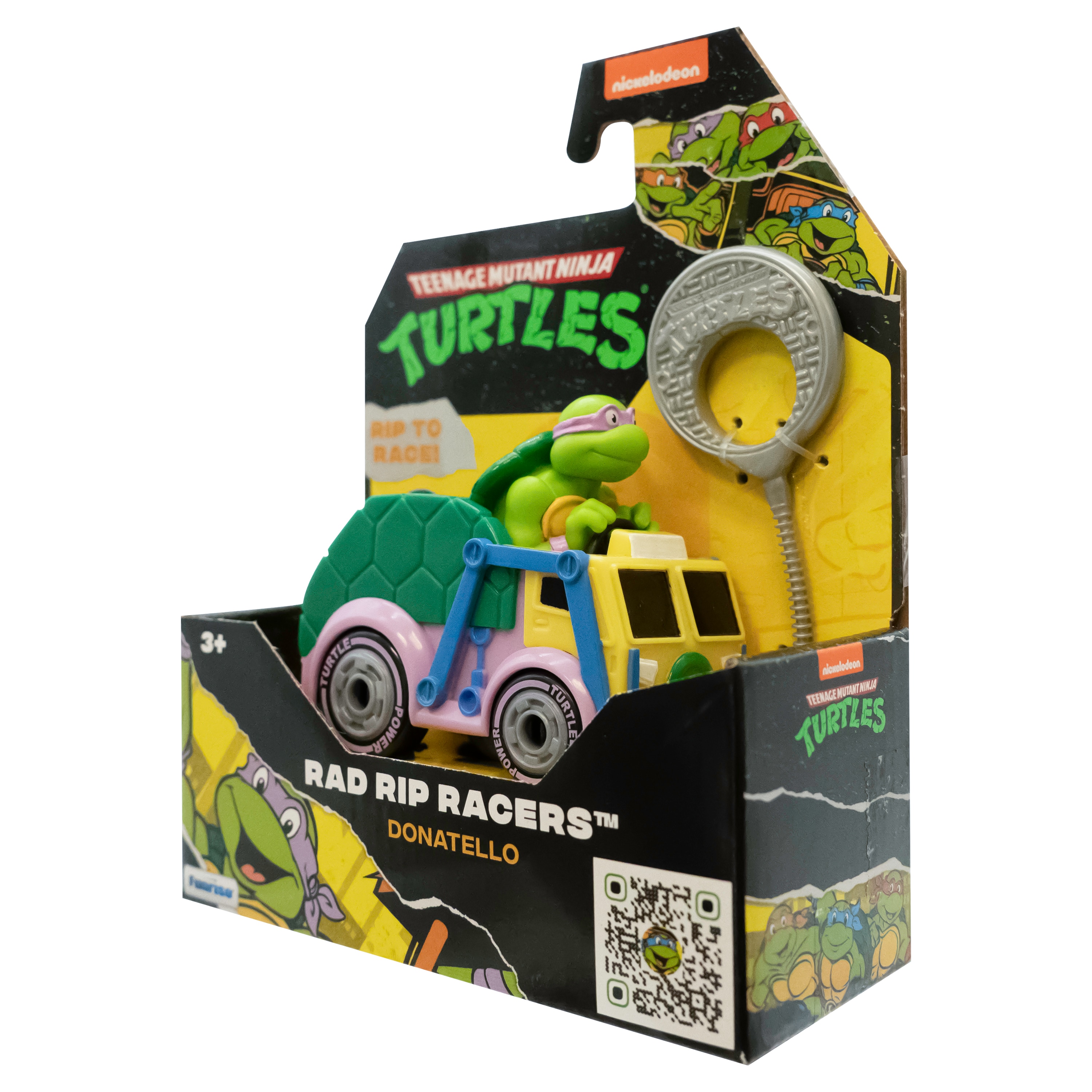 Super Vehículo lanzador de Tortugas Ninja Clásico de 9 cm modelos surtidos 6