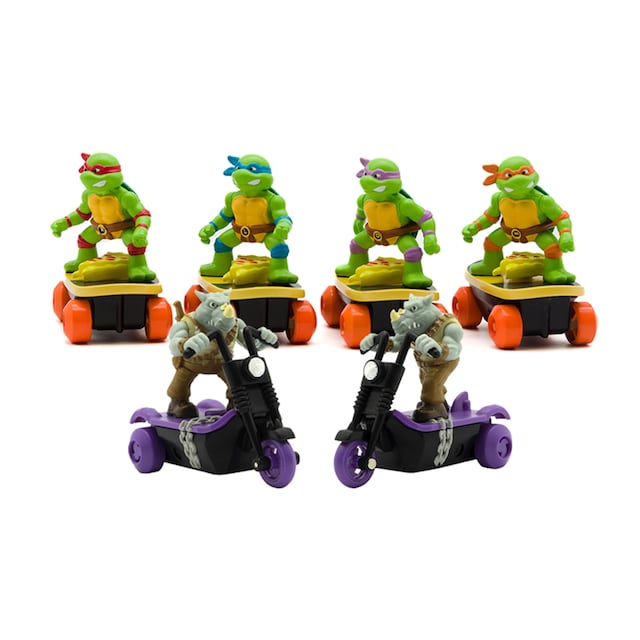 Figura de Skater de Tortugas Ninja Clásico de 7 cm modelos surtidos