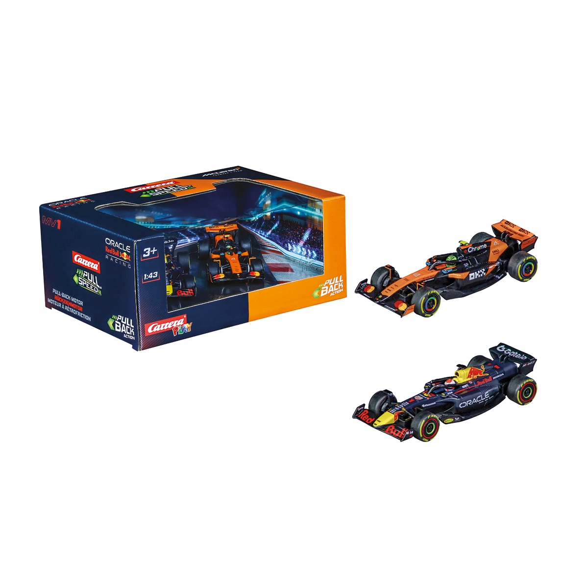 Coches retro fricción Formula 1 twin pack Carrera Pull&Speed 1