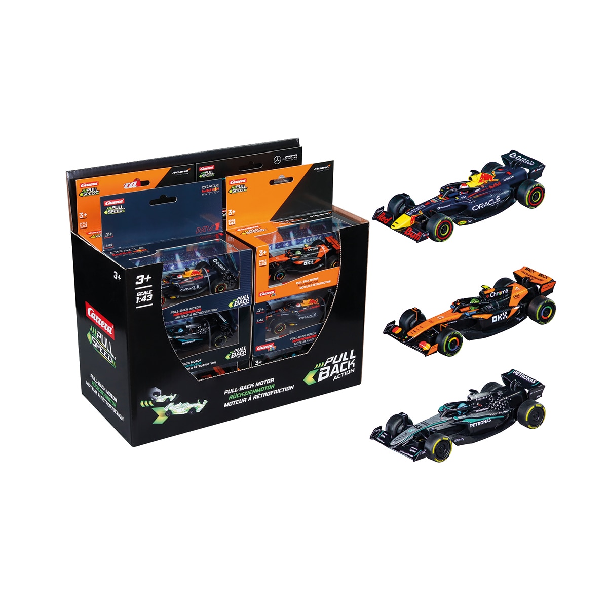 Coches retro fricción Formula 1 Carrera Pull&Speed 1
