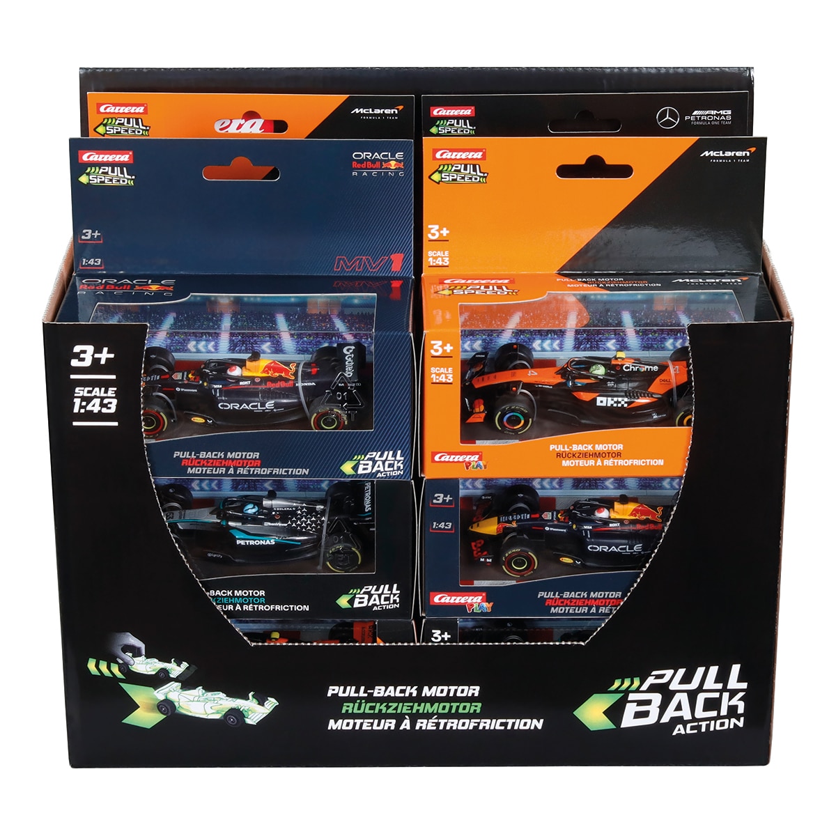 Coches retro fricción Formula 1 Carrera Pull&Speed 4