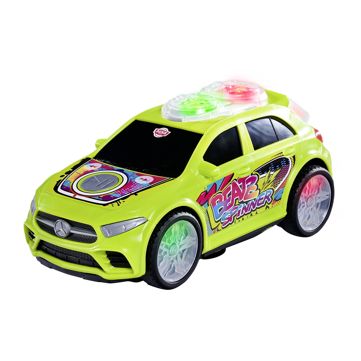 Dickie Toys – Vehículo de juguete Mercedes Clase A Beat Spinner Streets’n Beatz Dickie Toys.