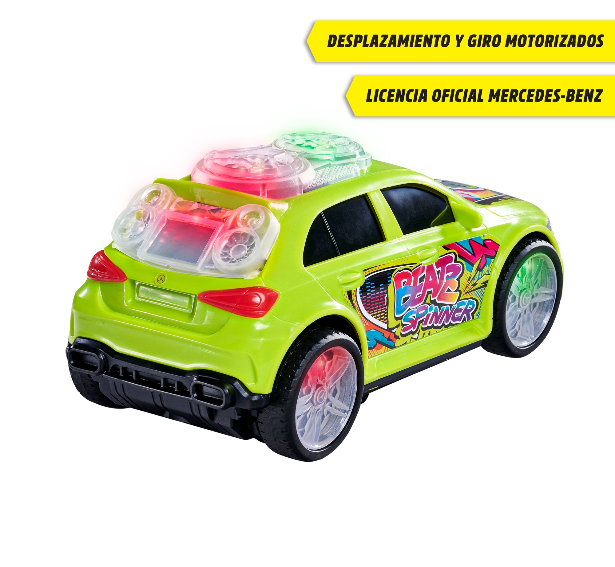Vehículo de juguete Mercedes Clase A Beat Spinner Streets'n Beatz Dickie Toys 3