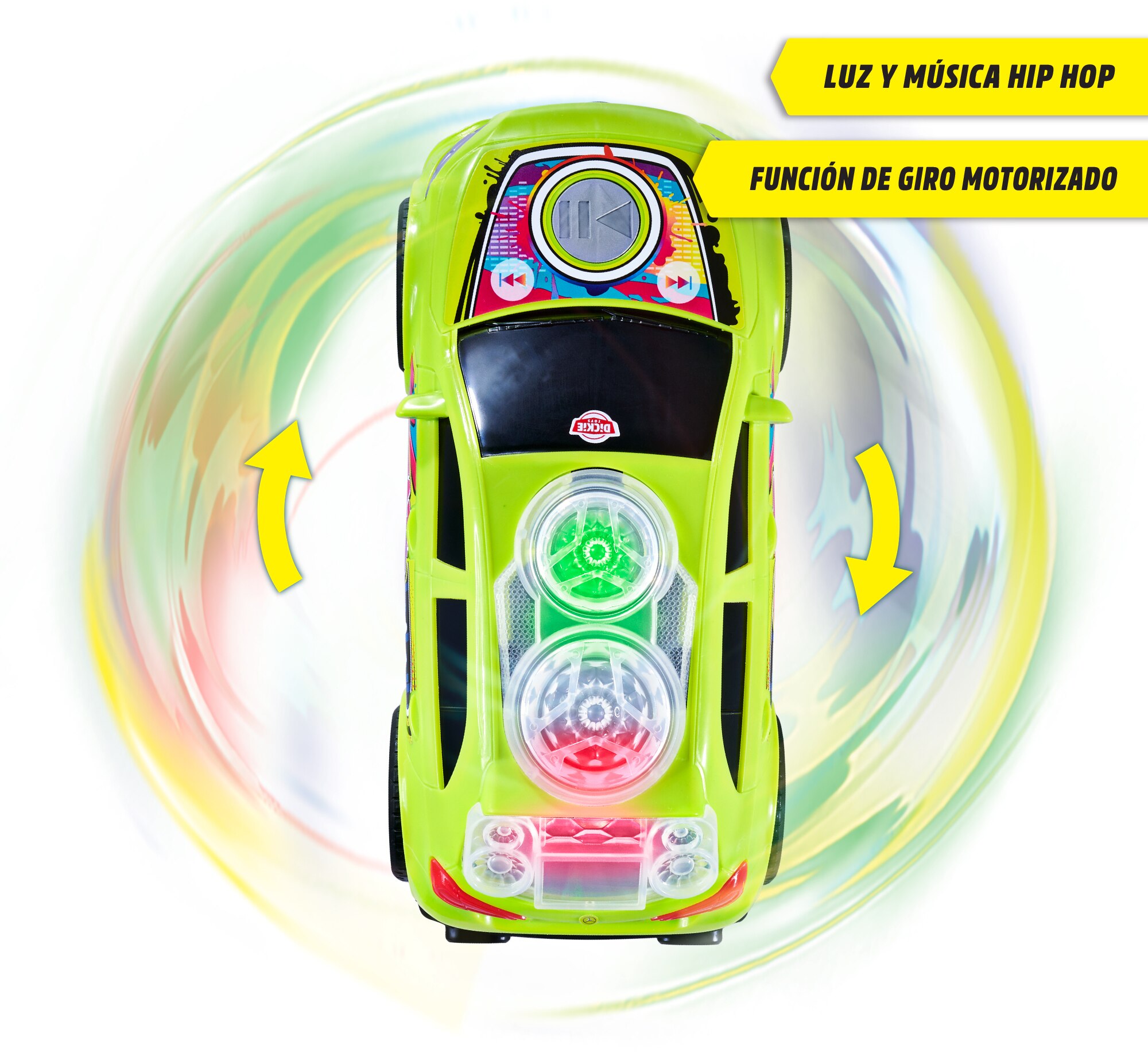 Vehículo de juguete Mercedes Clase A Beat Spinner Streets'n Beatz Dickie Toys 4