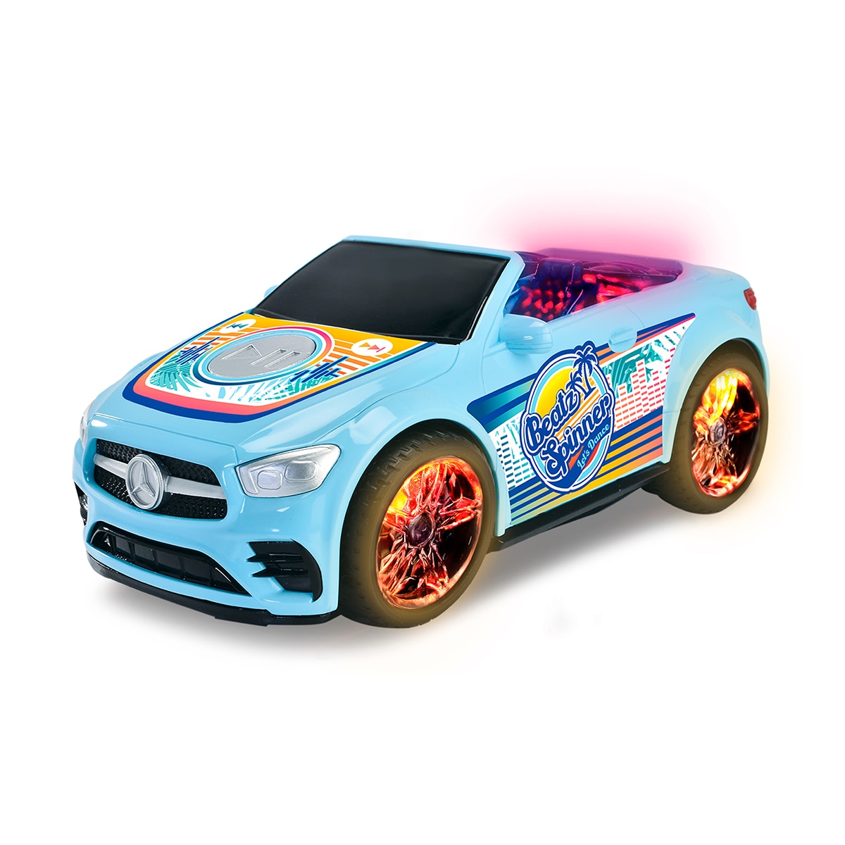 Dickie Toys – Vehículo de juguete Mercedes Clase E Beat Spinner Streets’n Beatz Dickie Toys.