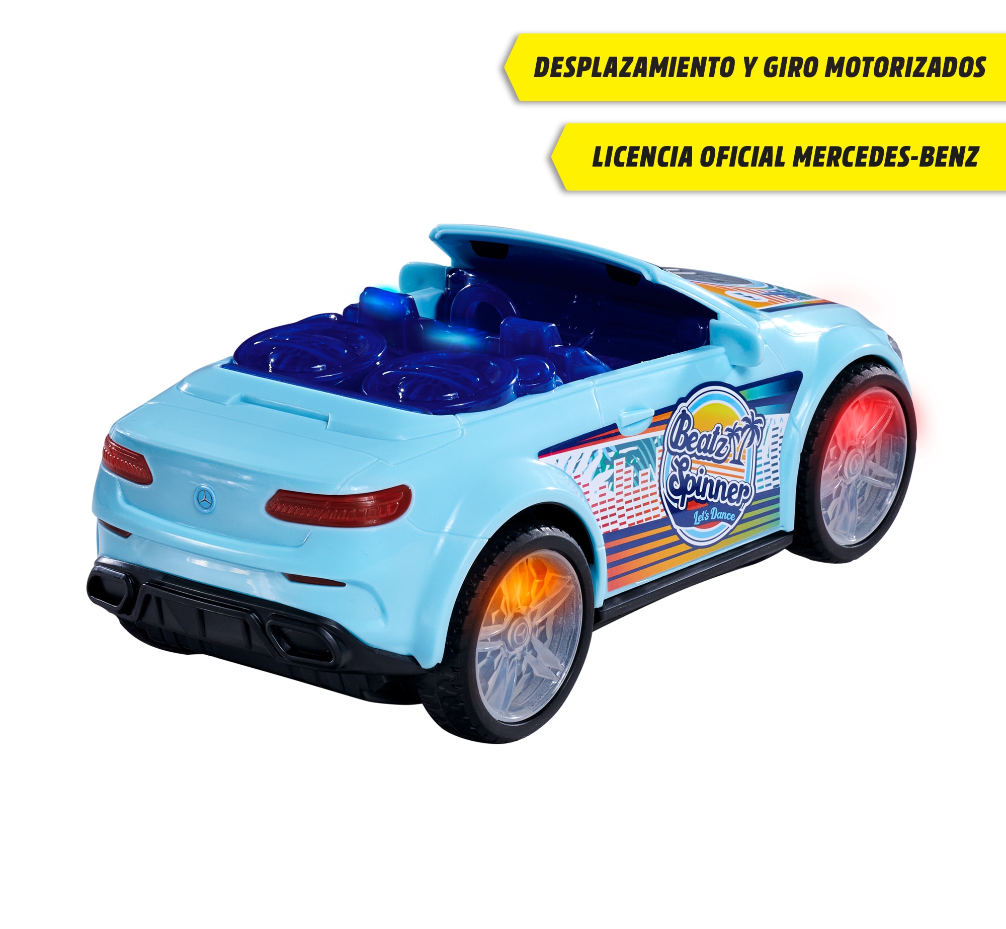 Vehículo de juguete Mercedes Clase E Beat Spinner Streets'n Beatz Dickie Toys 2