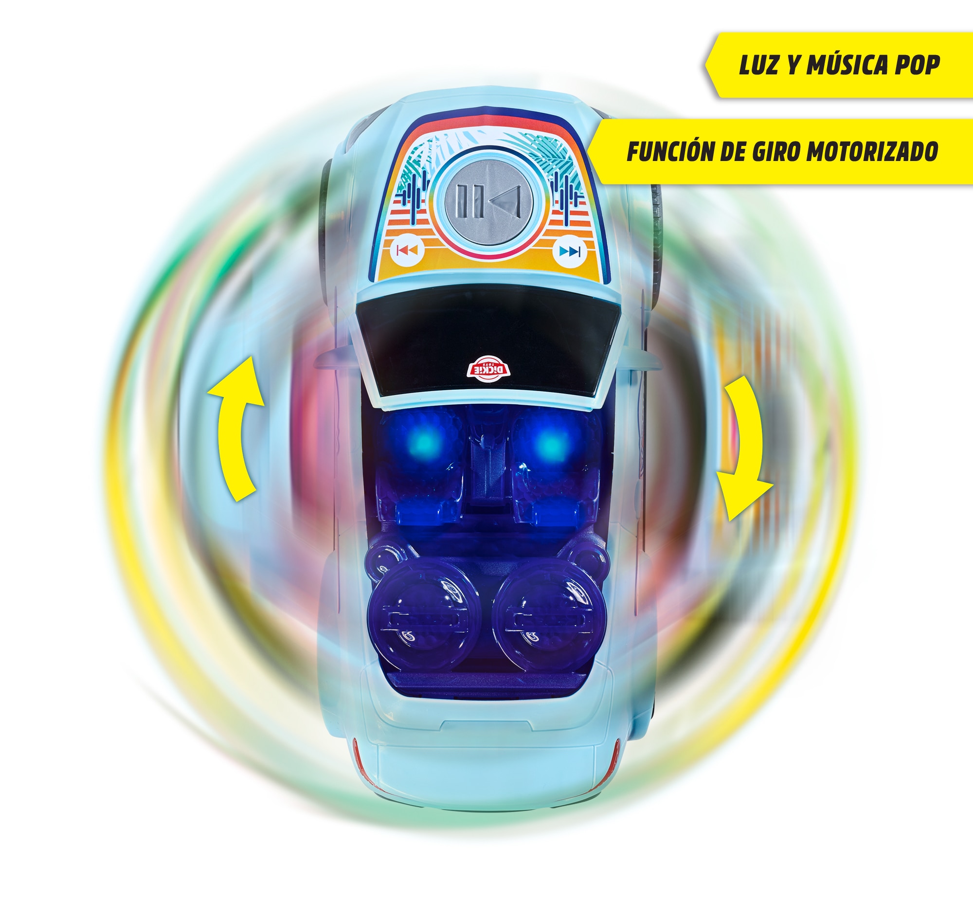 Vehículo de juguete Mercedes Clase E Beat Spinner Streets'n Beatz Dickie Toys 4