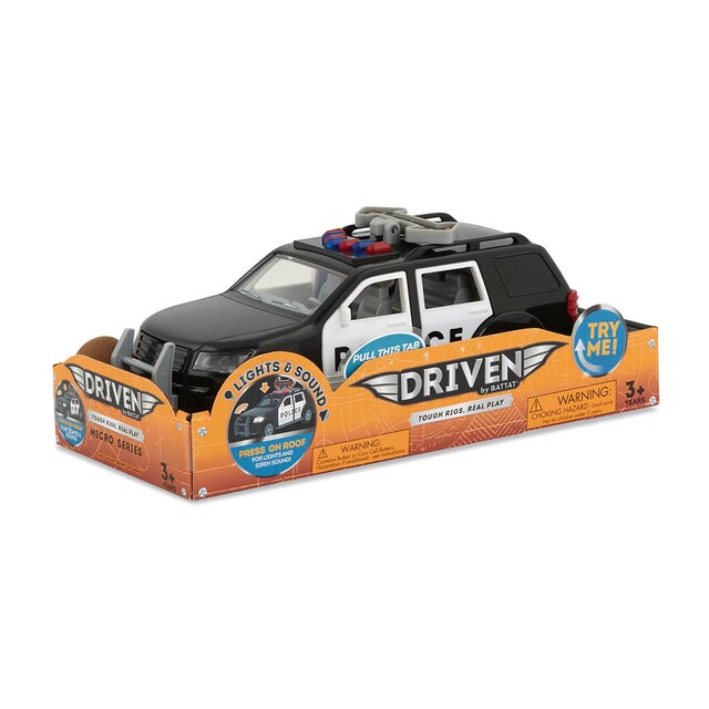 Imagen 0 de Coche de policía SUV micro con luces y sonidos Driven