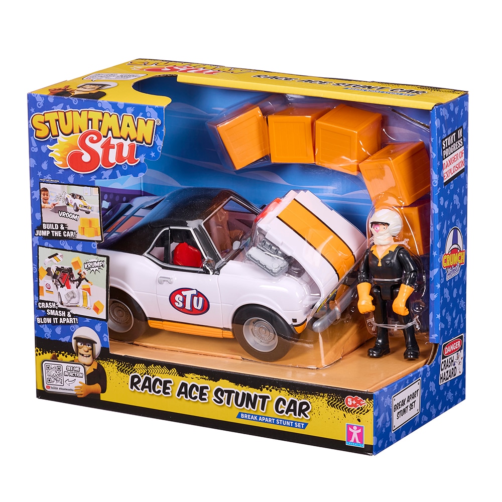 Coche acrobático Race Ace Stu Suntman Bandai 2