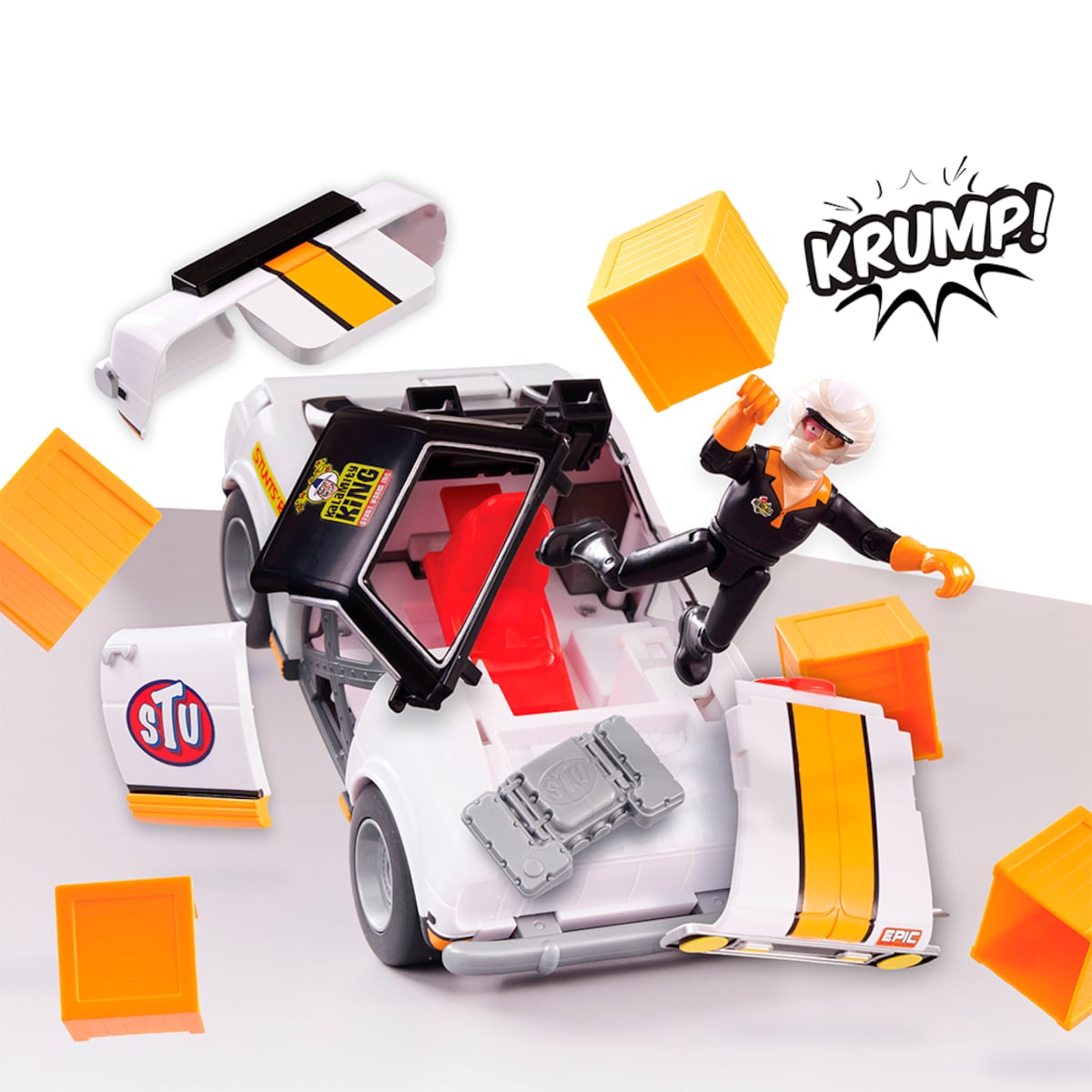 Coche acrobático Race Ace Stu Suntman Bandai 3