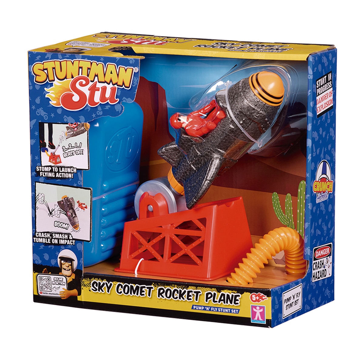 Imagen 0 de Cohete Sky Comet Stu Stuntman Bandai