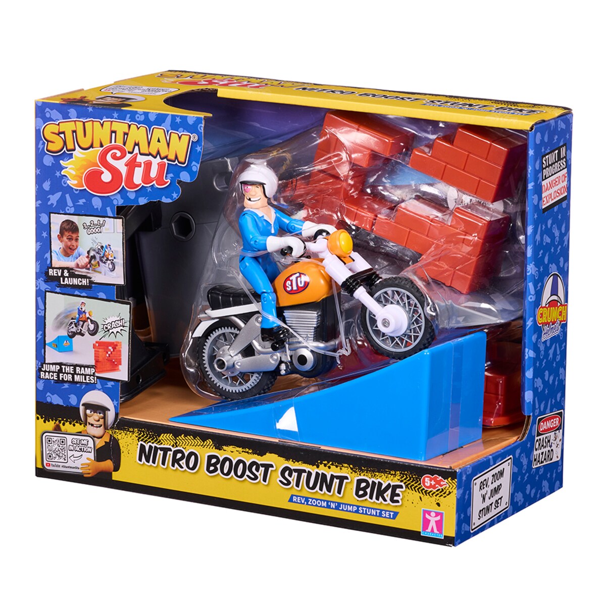 Moto acrobática Nitro Boost Stu Stutman Bandai 2