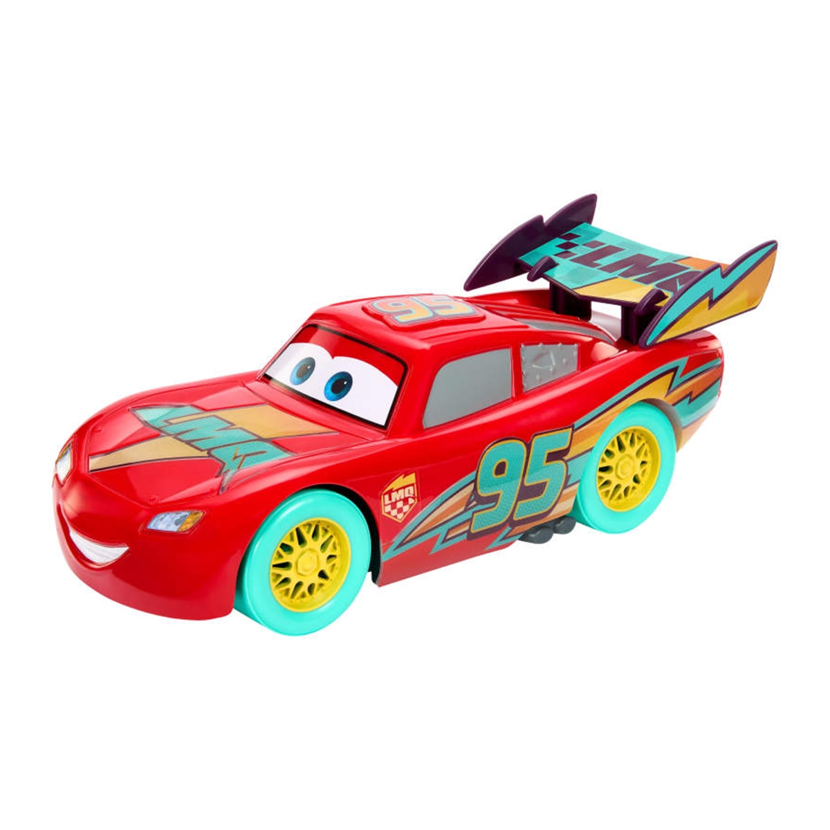 Imagen 4 de Vehículo a escala 1:10 Disney Pixar Cars Rayo McQueen Cars Mattel