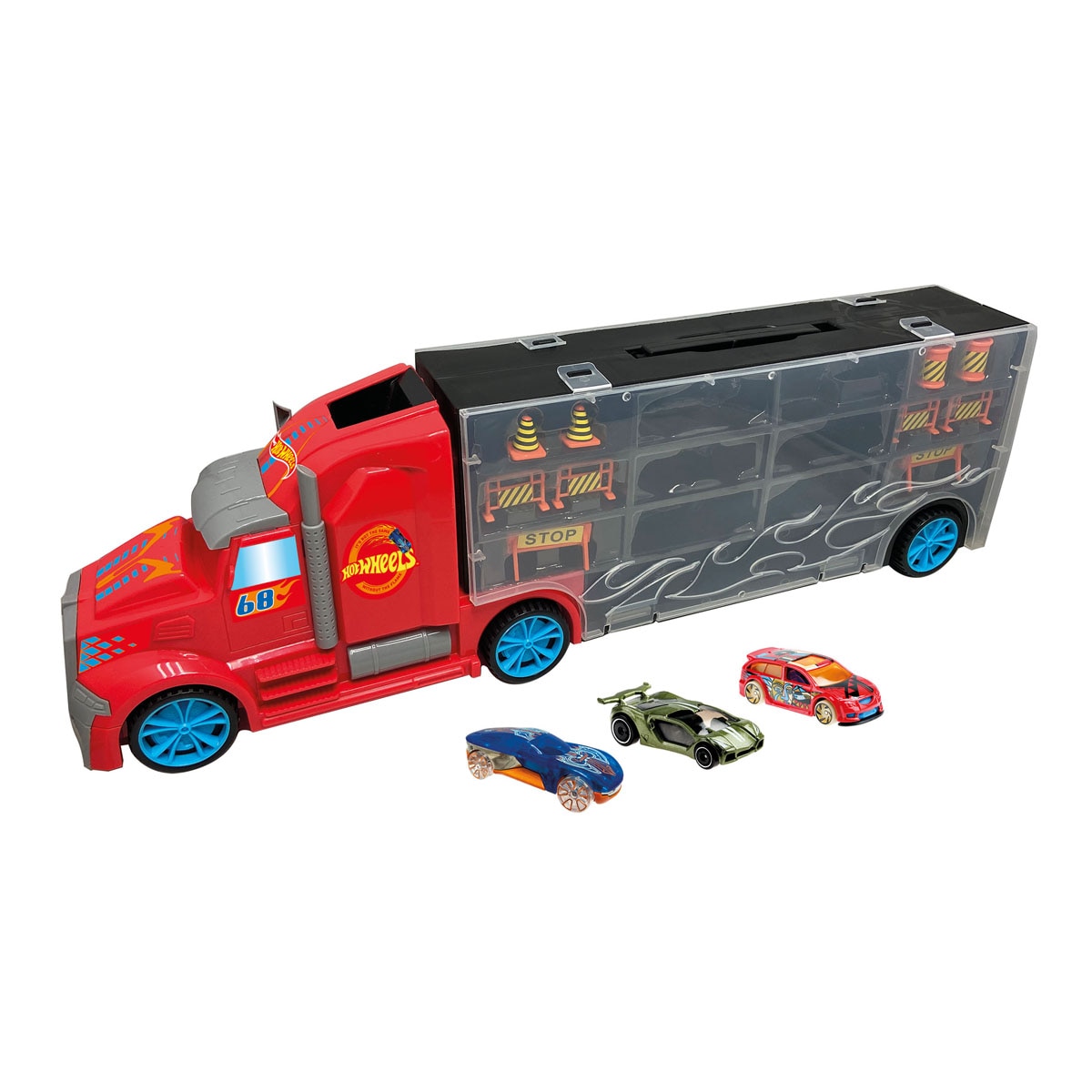 Hot Wheels – Camión de transporte 50 cm Hot Wheels.