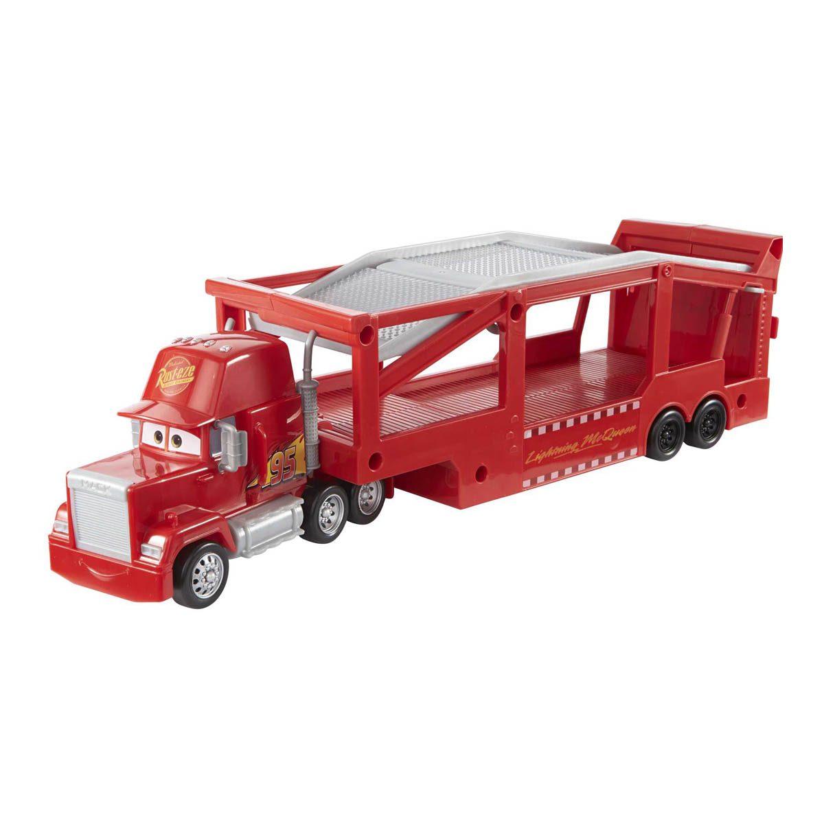 Pista para coches de juguete plegable Camión Mack Mattel 1
