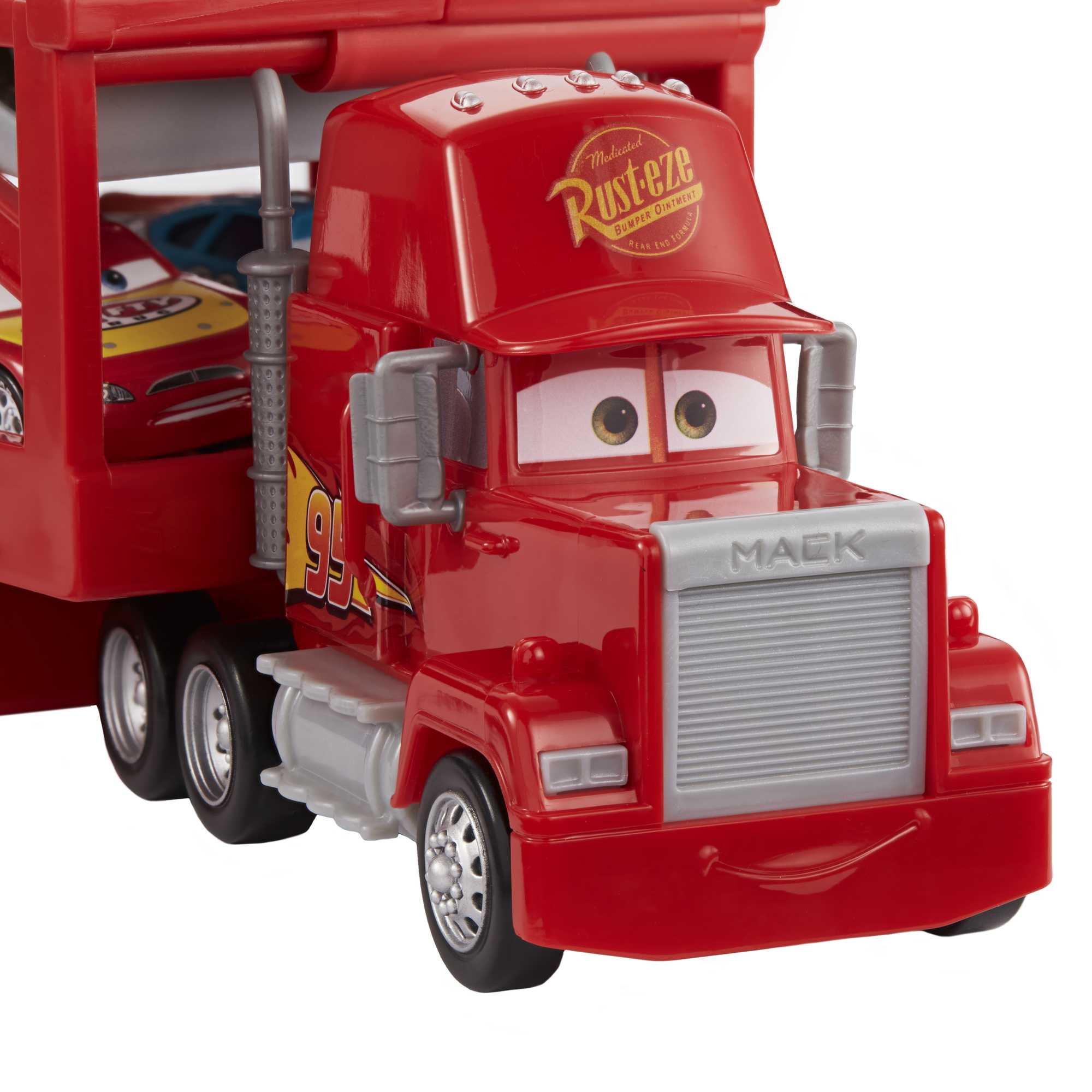 Pista para coches de juguete plegable Camión Mack Mattel 3