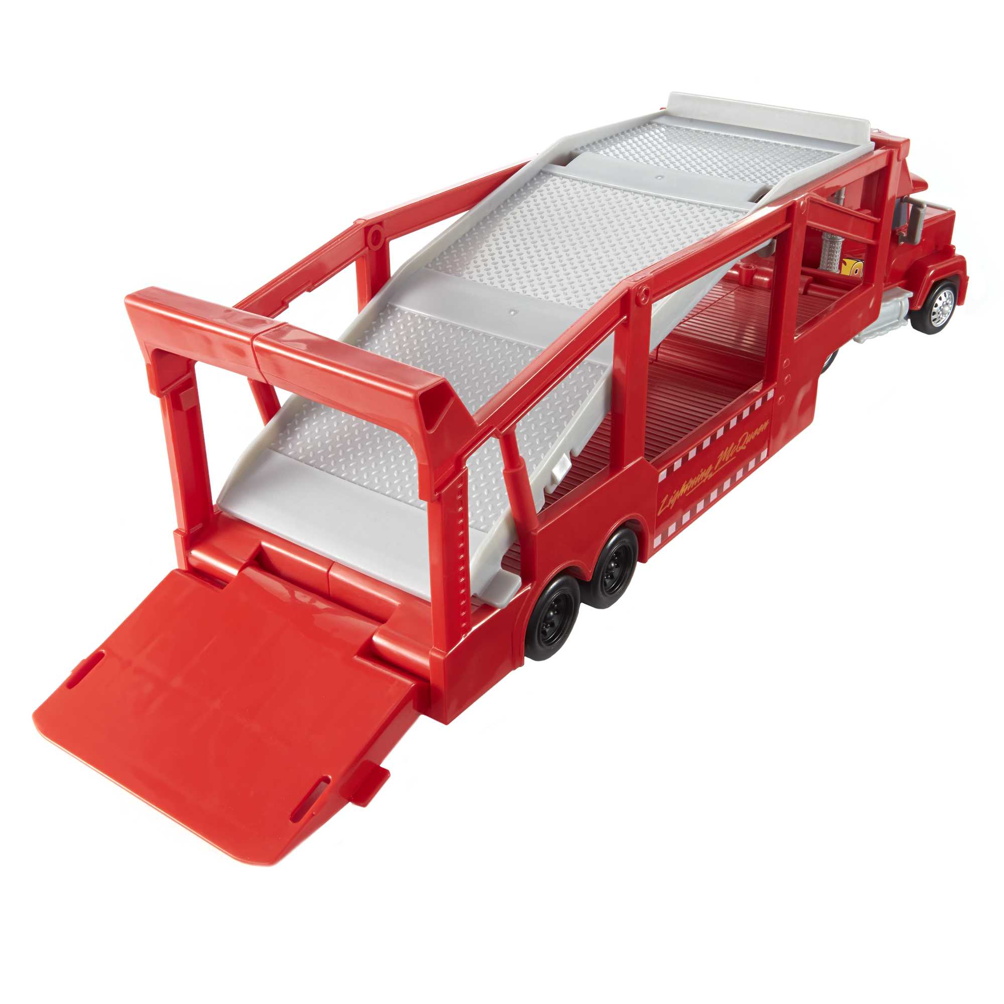 Pista para coches de juguete plegable Camión Mack Mattel 5