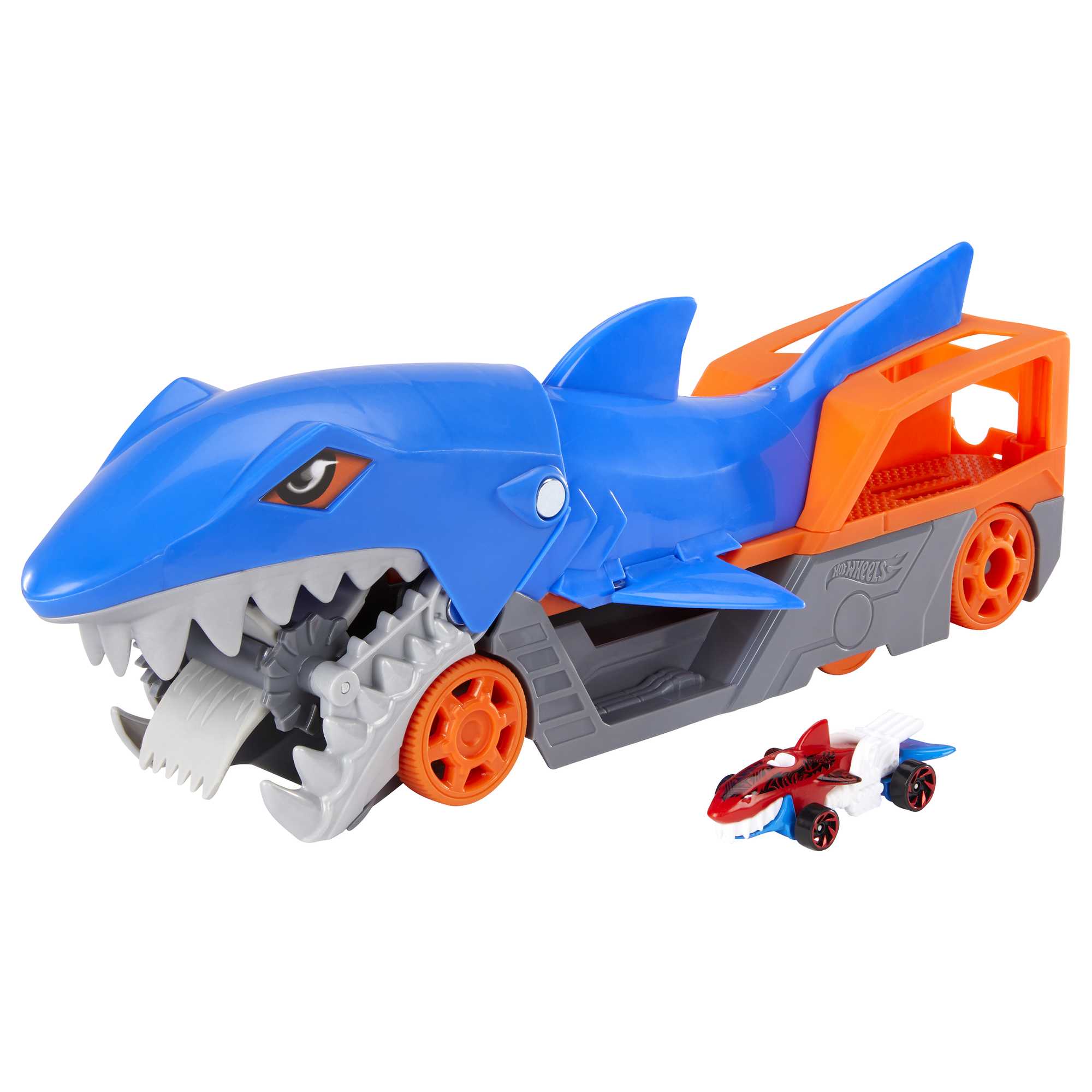 Tiburón mastica coches Hot Wheels 6
