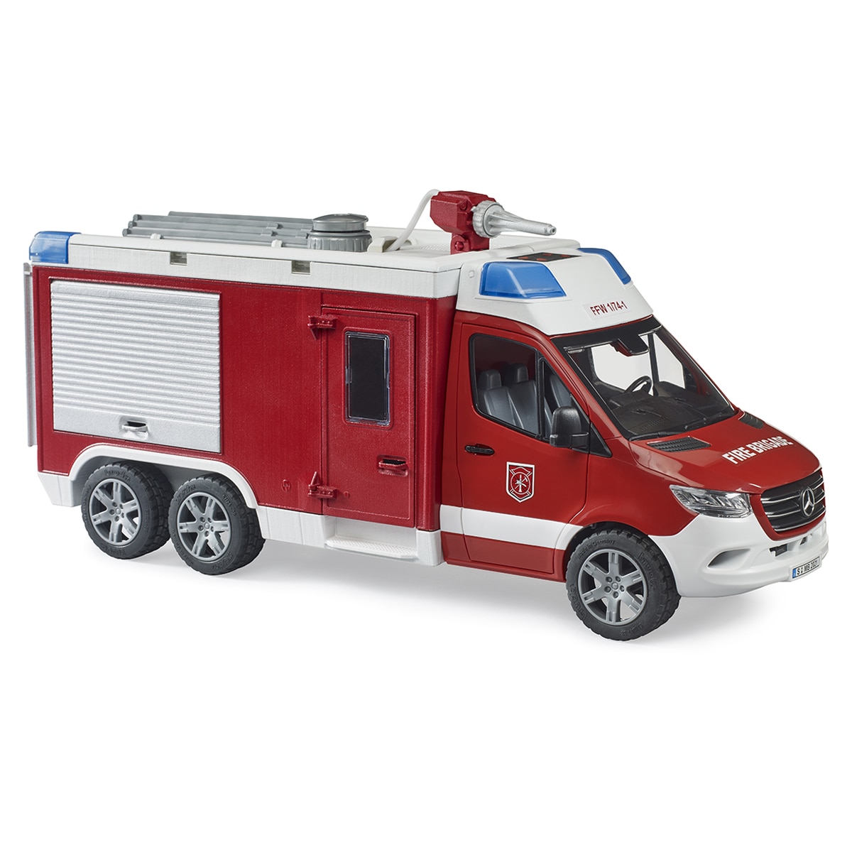 Bruder – Mercedes Benz Sprinter bomberos con sirena.