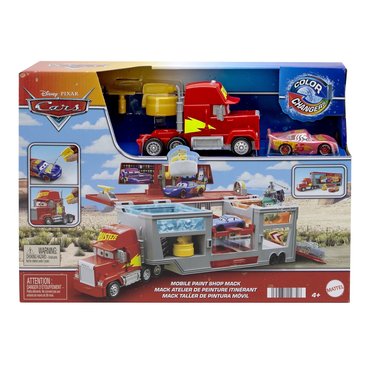 Camión Mack Cars Color Changers Disney Pixar Cars Mattel 7