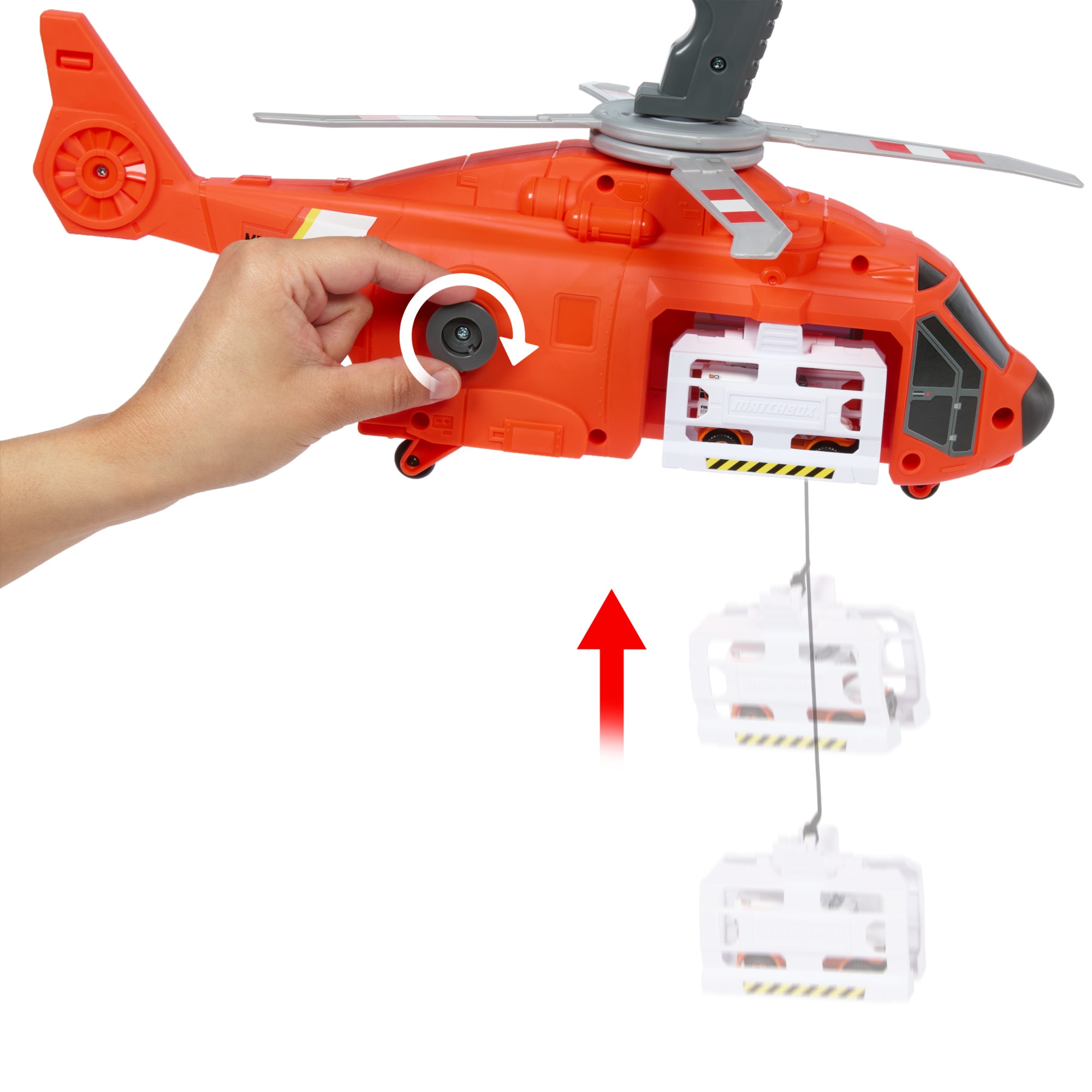 Helicóptero de rescate de coches de juguete Action Drivers Matchbox 5